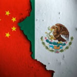 Mexico and China flags