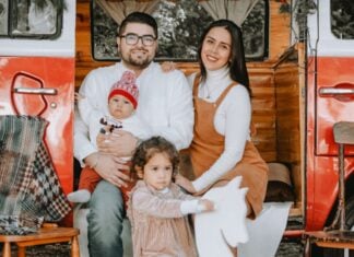 Mexican family portrait